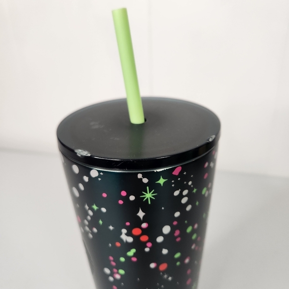 Starbucks Holiday 2020 Stainless Steel Stars Confetti Tumbler Cup 24oz - Picture 6 of 7